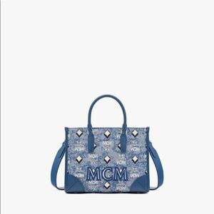 MCM Tote in Vintage Jacquard Monogram